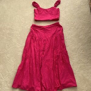 Hot Pink 2-Piece Outfit